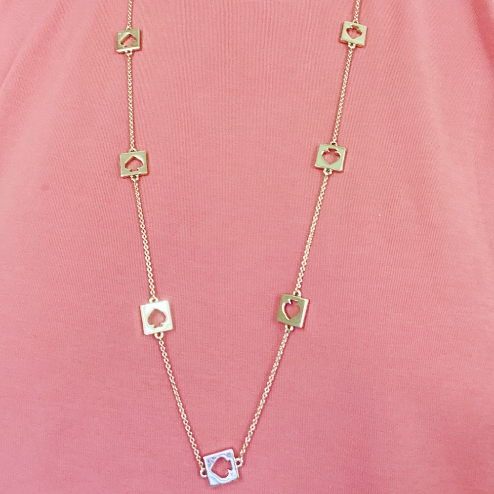 Kate Spade Long Logo Necklace